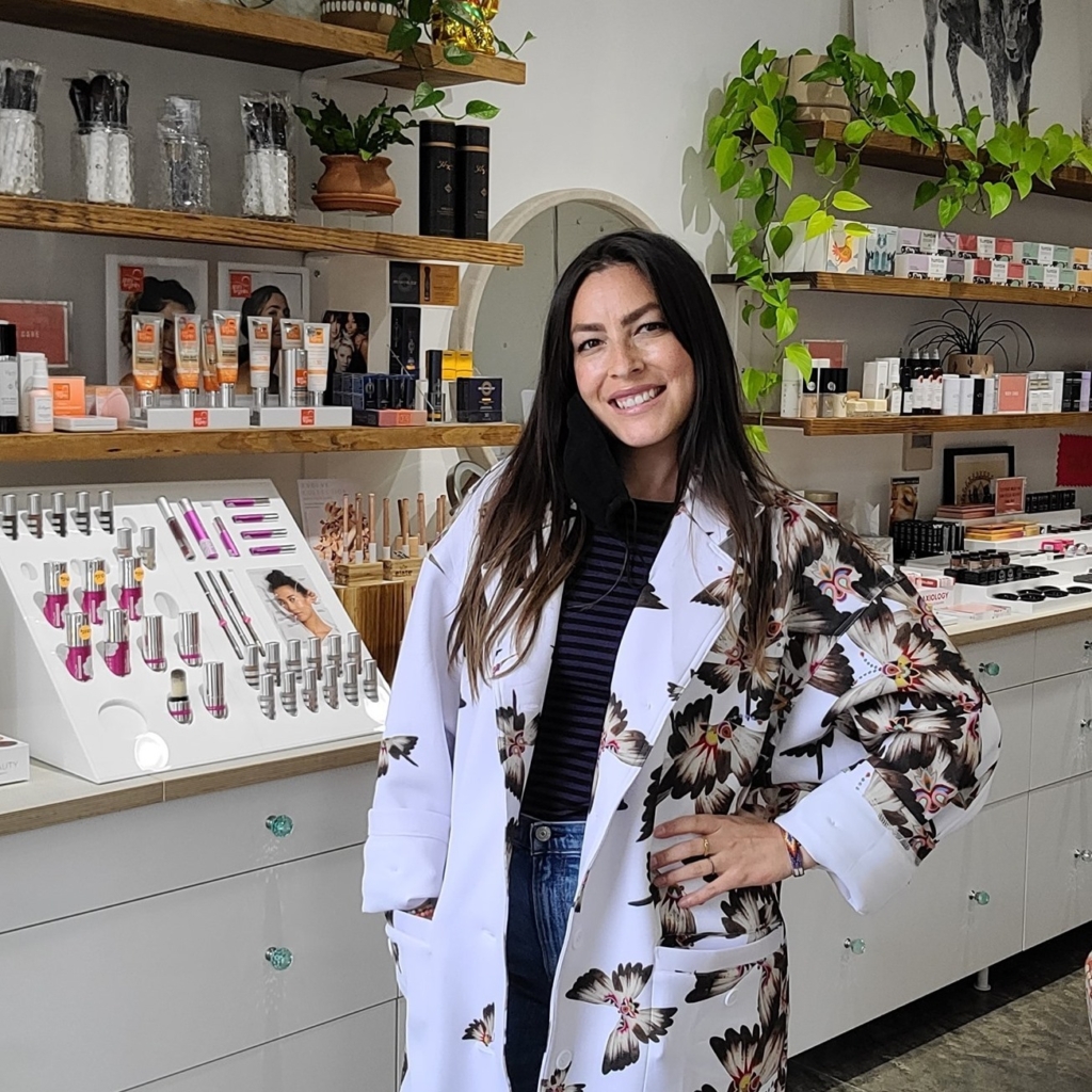 Morning Dove, owner of Coral Story Beauty, one of many wonderful woman-owned small businesses in Portland, Oregon
