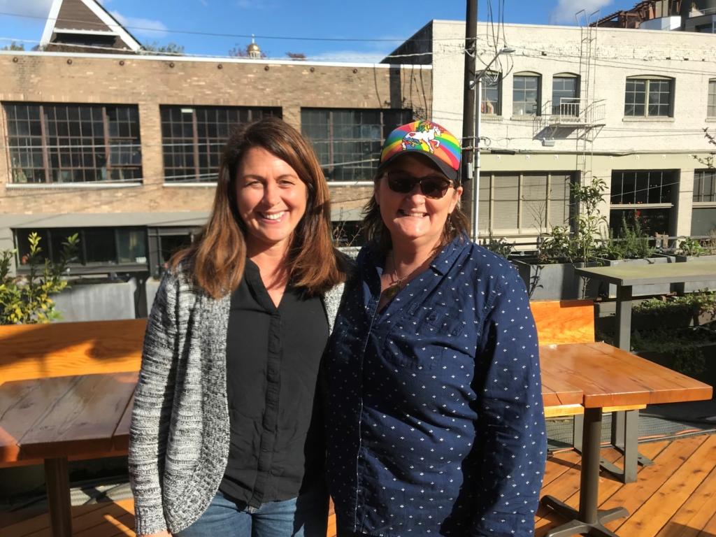Tamara Murphy and Linda Di Lello Morton, owners of Terra Plata - a LGBTQ-owned business in Seattle