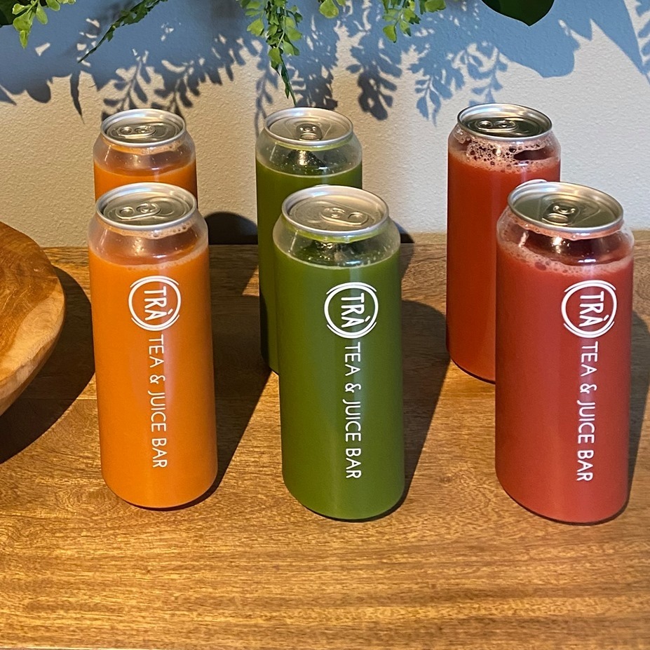 TRÀ Tea & Juice Bar drinks