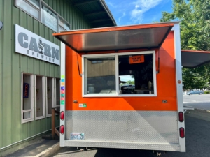 Exterior of food truck