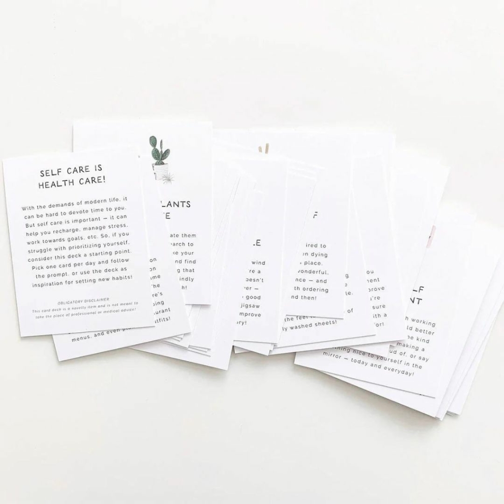 Gift Guide for Self Care - Card Deck