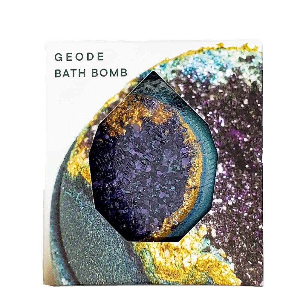 Handmade Showroom geode bath bomb