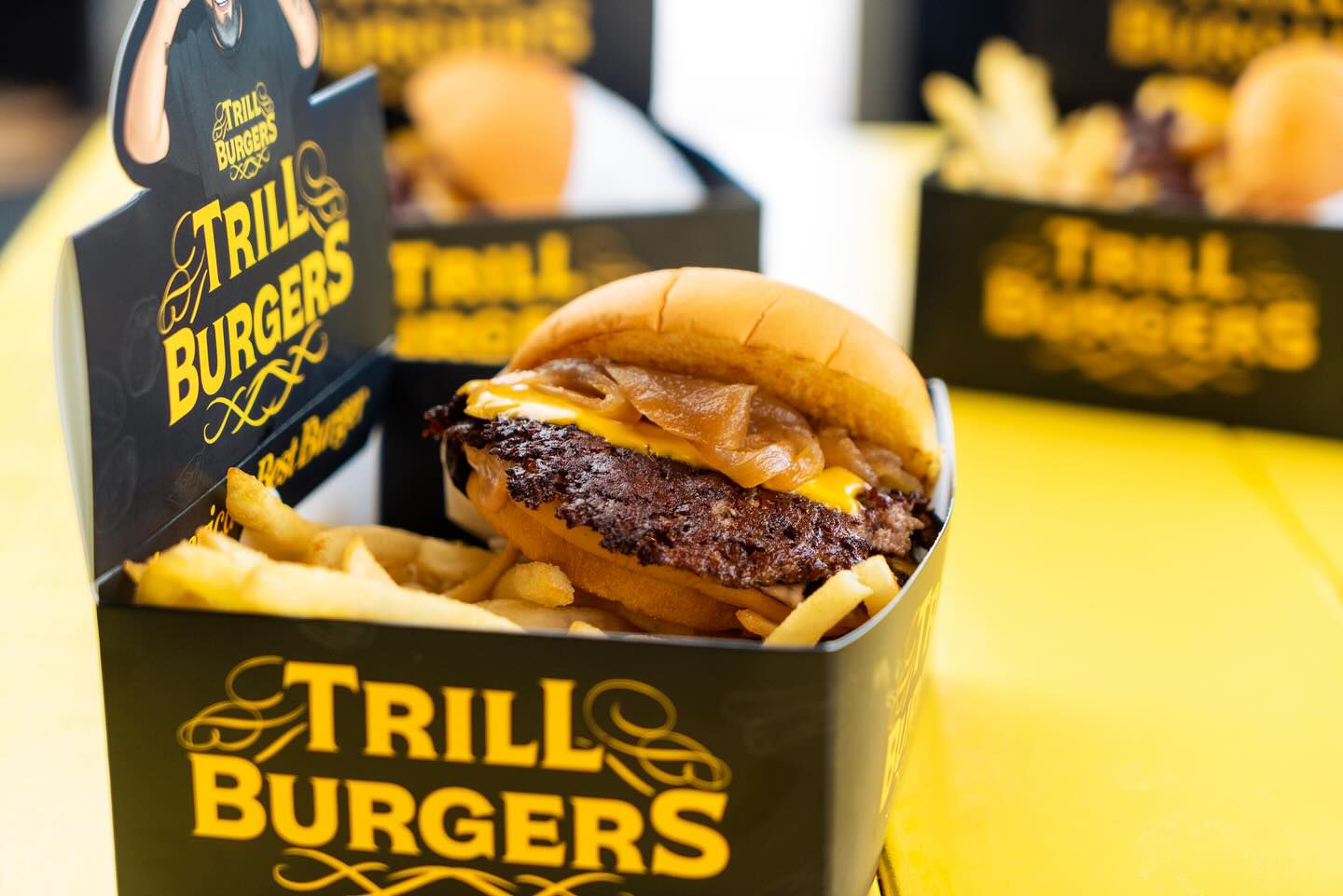 Trill Burgers box