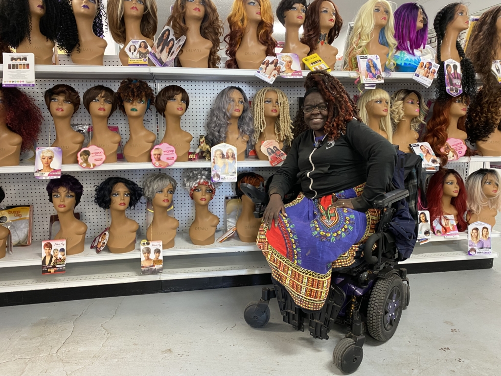 Mattice with wig selection