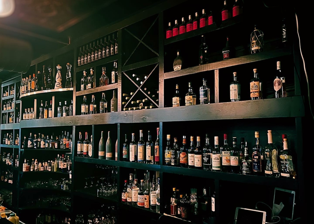 Provisions Bar shelves
