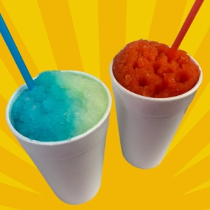Bumble Snow - Picture of two snow cones