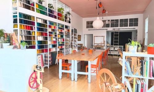 Wool Friends - Interior shot of the space
